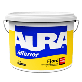 картинка AURA краска моющаяся для стен и потолков FJORD 4,5 л от магазина Элемент
