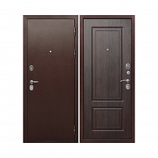 Дверь металлическая 9 см Медный антик Темный кипарис (960мм) правая/Ф1