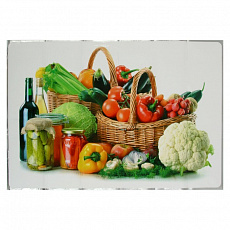 Наклейка декоративная для кухни 60*90см, Овощная корзина