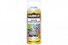 Эмаль универсальная аэрозольная Hammer RAL 4001 фиолетовый гл. 0,27кг/0,52л /12
