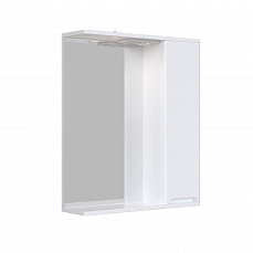 Шкаф зеркальный SanStar Модена/Адель 60 белый, с подсветкой, правый