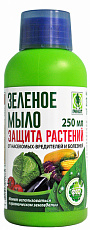 Средство Зеленое мыло, 250 мл (защитное для растений от вредителей)