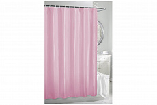 Штора для ванной розовая 180х180 см
