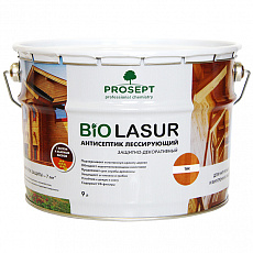 Антисептик лессирующий Бесцветный 9 л PROSEPT BioLasur