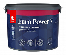 ТИККУРИЛА краска ЕВРО POWER 7 С интерьерная стойкая к мытью мат 9 л