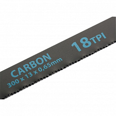 Полотна для ножовки по металлу, 300 мм, 18TPI, Carbon, 2 шт., Gross