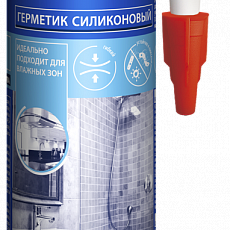 TYTAN Euro-line герметик силикон санитарный б/цв 290 мл (12шт/уп)