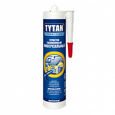 TYTAN Euro-line герметик силикон универсальный белый 290 мл (12шт/уп)