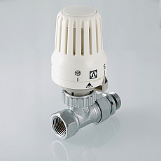 Клапан термостатический для радиатора 1/2" с термоголовкой прямой Valtec