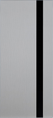 Принцип Дверное полотно со стеклом 9005 Селена-1 Кокос Дымчатый 900х2000мм
