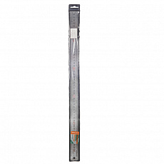 Линейка метал. 500мм, антикорр.покрытие, с таблицей величин, Sturm 2040-01-500