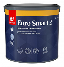 ТИККУРИЛА краска ЕВРО SMART 2 интерьерная гл/мат  2,7 л